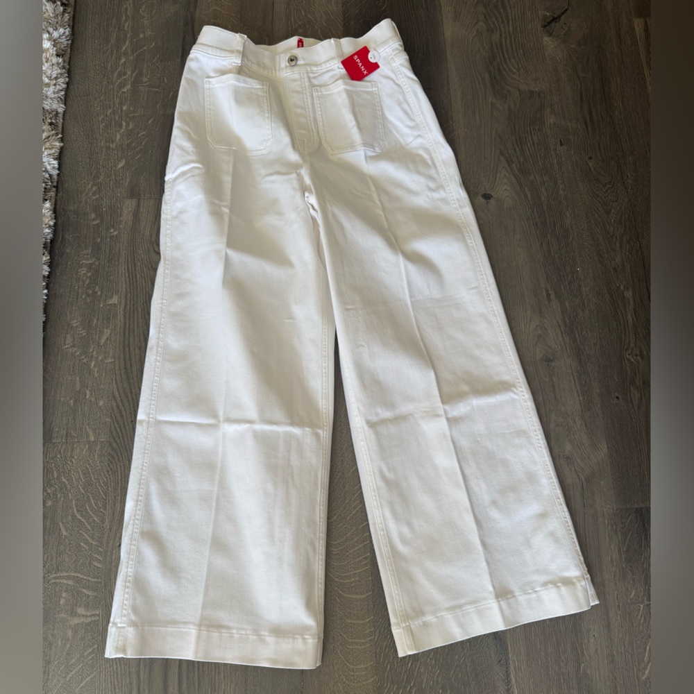 Spanx Cropped Wide Leg Jean
